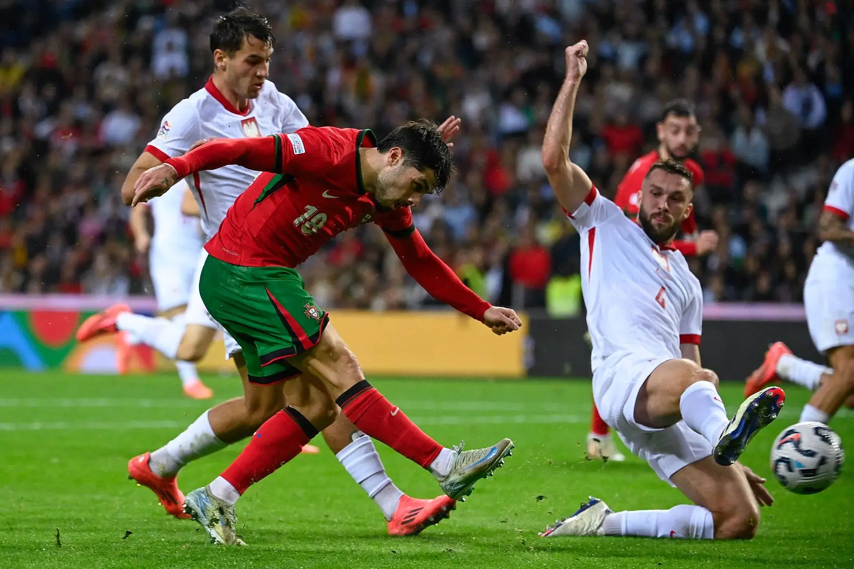 葡萄牙vs.法国，两队在最后一刻战成平局